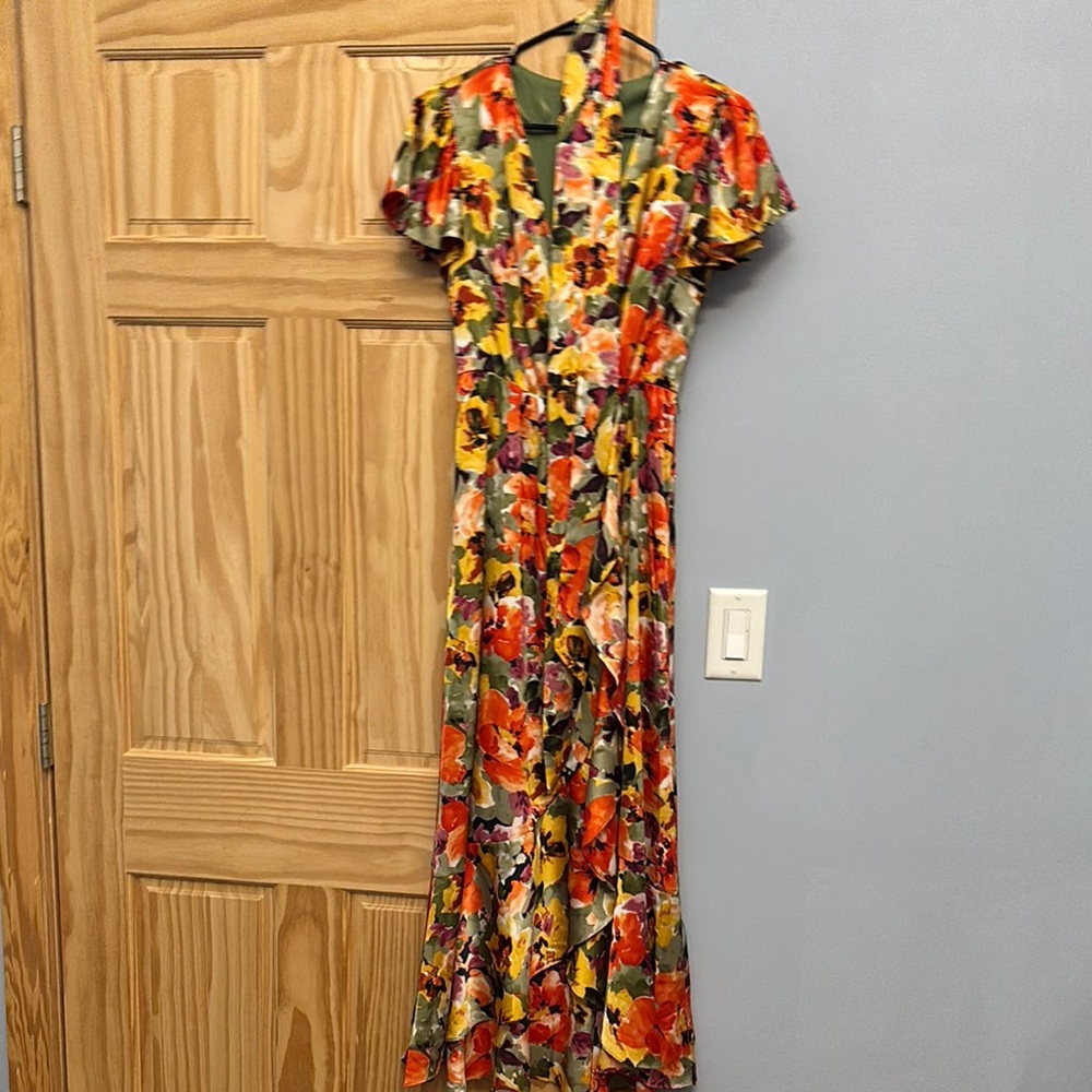 Floral Multicolor Maxi Dress